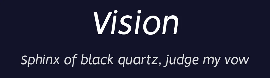Vision — Sans Serif Font — thumbnail 2