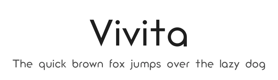 Vivita by Keita Imatomi — Sans Serif Font