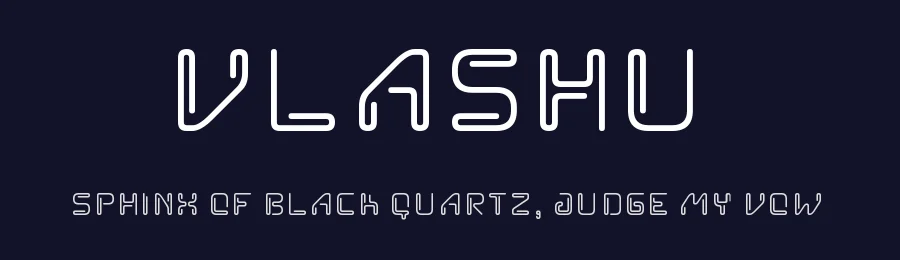 Vlashu by Maxim Raikov — Display Font — thumbnail 2
