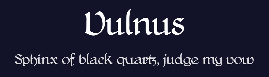 Vulnus — Script Handwritten Font — thumbnail 2