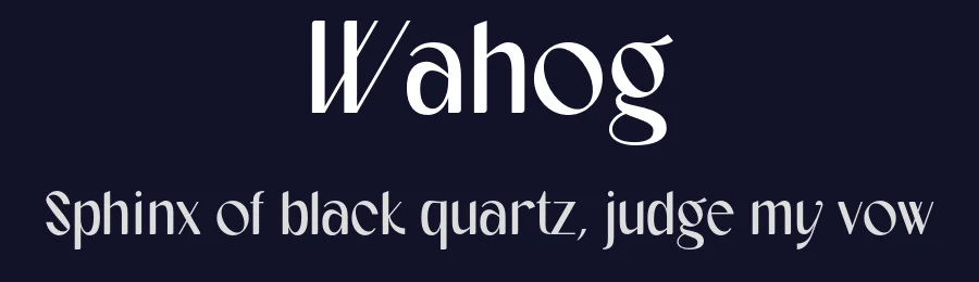Wahog by Ekayasa | Authentype — Sans Serif Font — thumbnail 2