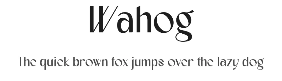 Wahog by Ekayasa | Authentype — Sans Serif Font