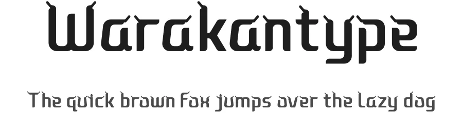 Warakantype by Yulianto Reynaldi — Display Font