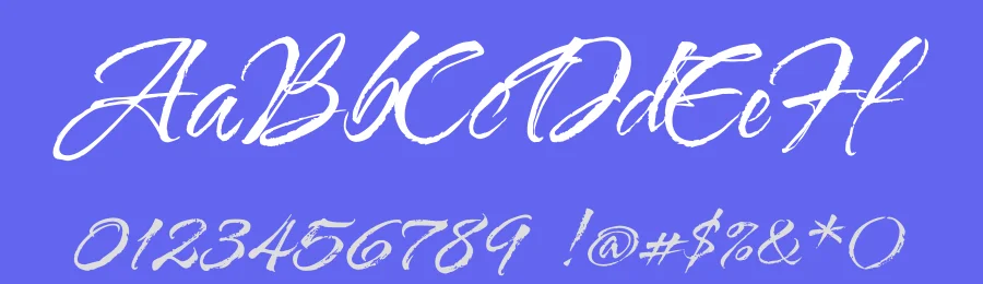 Water Brush by Robert E. Leuschke — Script Handwritten Font — thumbnail 3