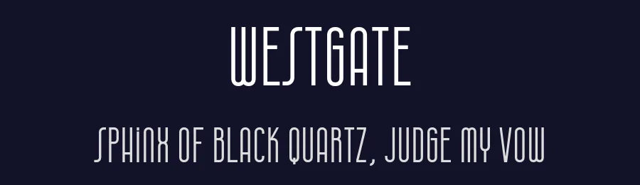 Westgate by Giang Nguyen — Sans Serif Font — thumbnail 2