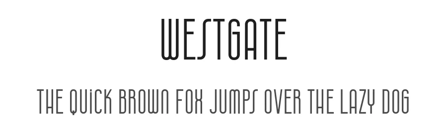 Westgate by Giang Nguyen β Sans Serif Font