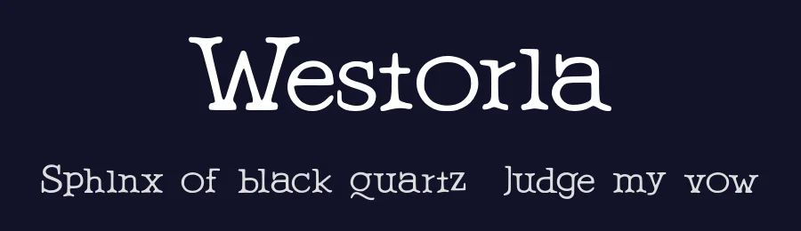 Westoria by Ilyas Yasin — Serif Font — thumbnail 2