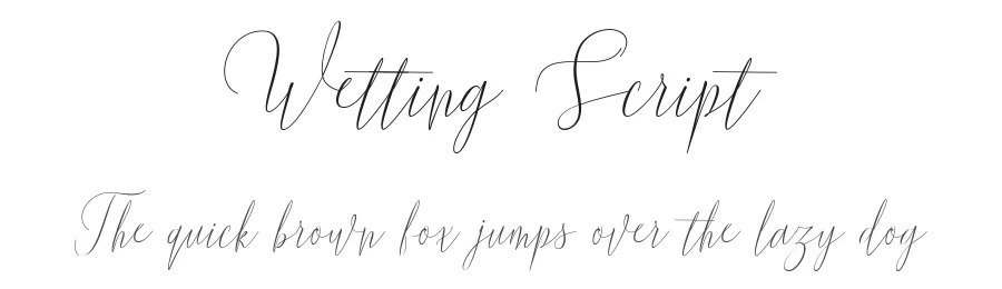 Wetting Script by Naqsya — Script Handwritten Font