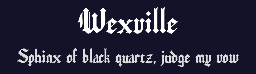 Wexville — Script Handwritten Font — thumbnail 2