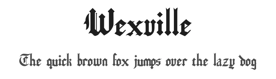 Wexville — Script Handwritten Font