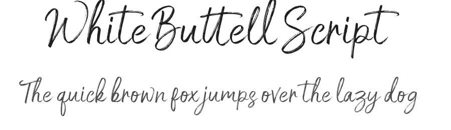 White Buttell Script by Trustha Studio — Script Handwritten Font