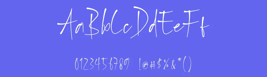 White Modesty by Tedy Indrawan — Script Handwritten Font — thumbnail 3