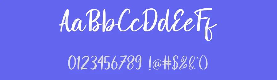 White Scratches — Script Handwritten Font — thumbnail 3