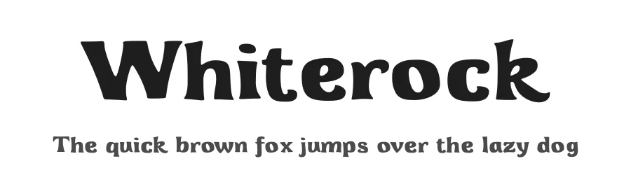 Whiterock by Ray Larabie — Serif Font