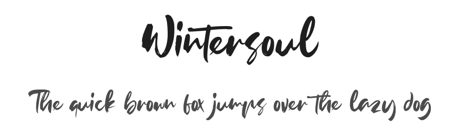 Wintersoul by Risman Ginarwan — Script Handwritten Font