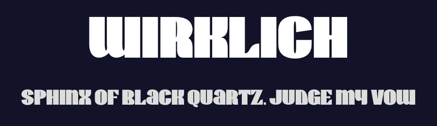 Wirklich by Masyafi Studio — Sans Serif Font — thumbnail 2