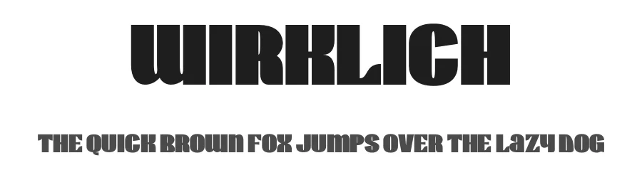 Wirklich by Masyafi Studio — Sans Serif Font