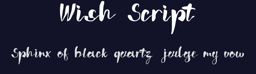 Wish Script — Script Handwritten Font — thumbnail 2