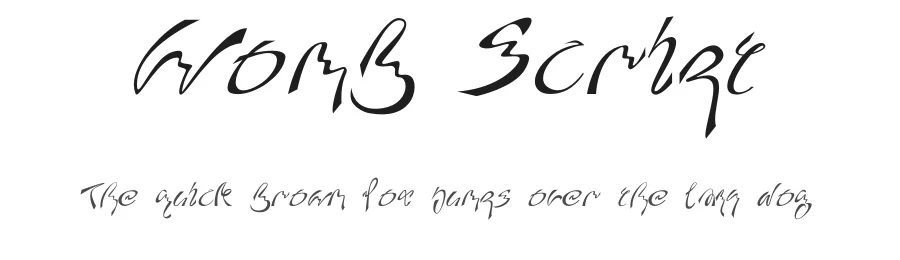 Womb Script by Rory King — Script Handwritten Font