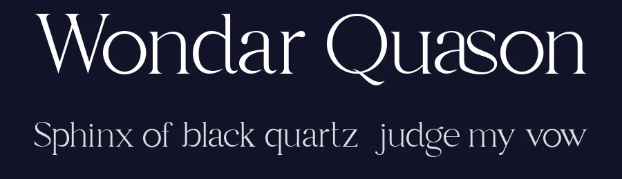 Wondar Quason by Maulana Creative — Serif Font — thumbnail 2