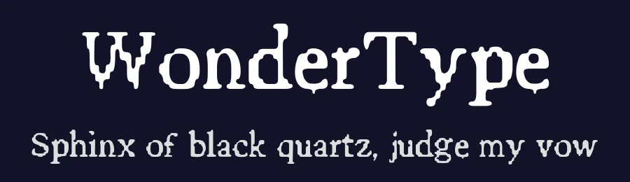 WonderType by Clémence Fontaine — Serif Font — thumbnail 2