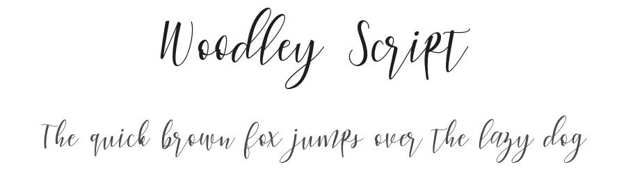 Woodley Script by Pholetter_Fajriadi — Script Handwritten Font