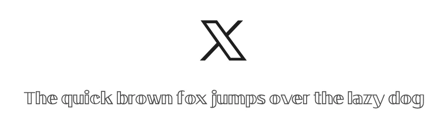 X