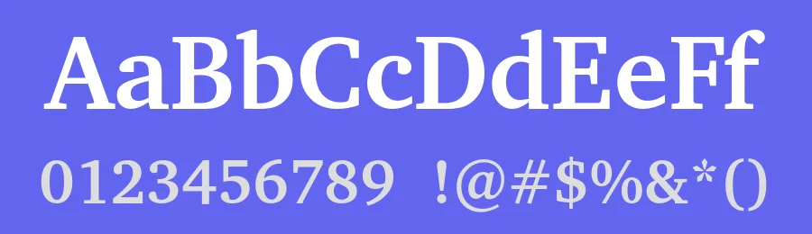 XCharter — Serif Font — thumbnail 3
