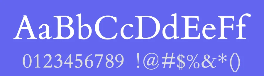 XETBook — Serif Font — thumbnail 3