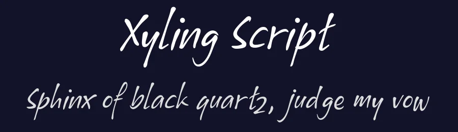Xyling Script by Situjuh Nazara — Script Handwritten Font — thumbnail 2
