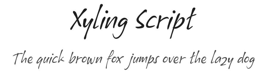 Xyling Script by Situjuh Nazara — Script Handwritten Font