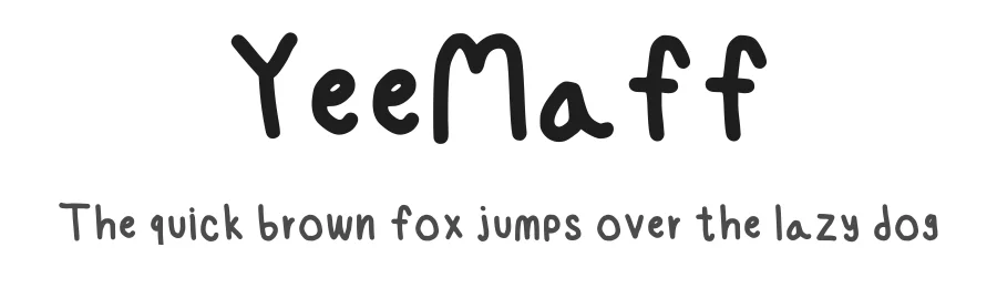 YeeMaff — Script Handwritten Font