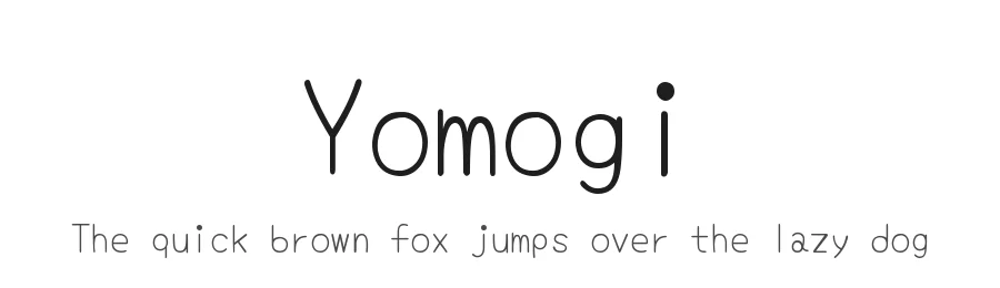Yomogi by satsuyako — Script Handwritten Font