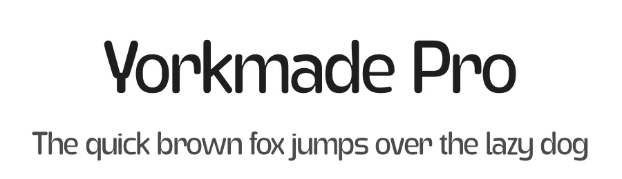 Yorkmade Pro by Furqan Sudirman — Display Font
