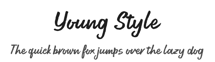 Young Style by Stripes Studio — Script Handwritten Font