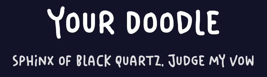 Your Doodle by Sahirul — Script Handwritten Font — thumbnail 2