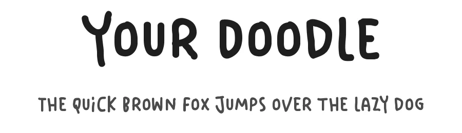Your Doodle by Sahirul — Script Handwritten Font
