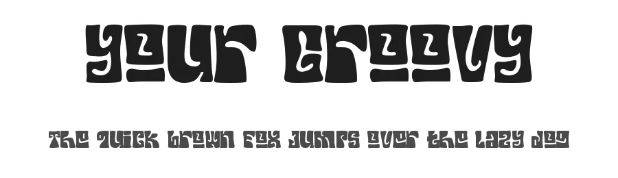 Your Groovy by Sahirul — Display Font