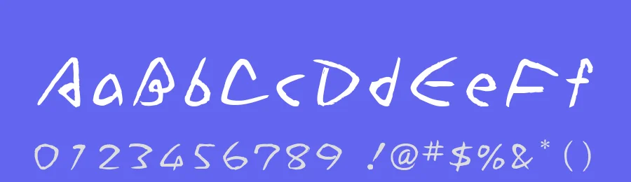 Yuji Boku by Kataoka Yuji — Script Handwritten Font — thumbnail 3