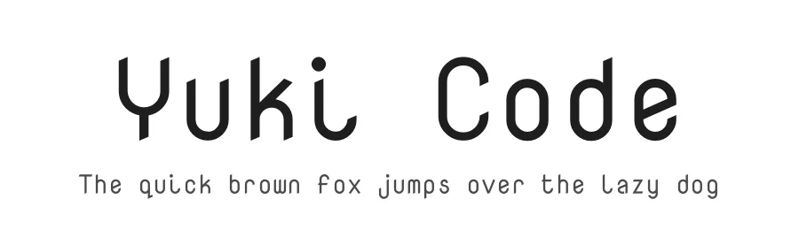 Yuki Code — Sans Serif Font