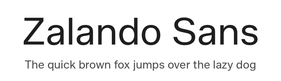Zalando Sans