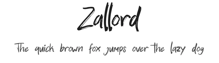 Zallord by Alice Whales β Script Handwritten Font