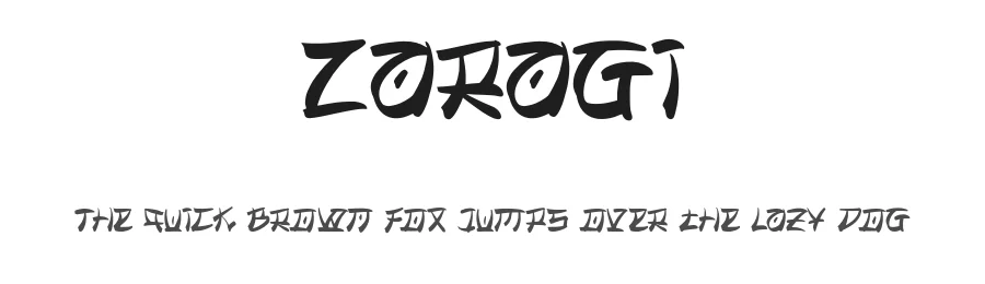 Zaragi by Gabrielle Devina S — Display Font