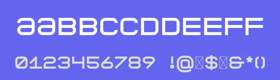 ZF2334 Squircle by Zed Fonts 2334 — Display Font — thumbnail 3