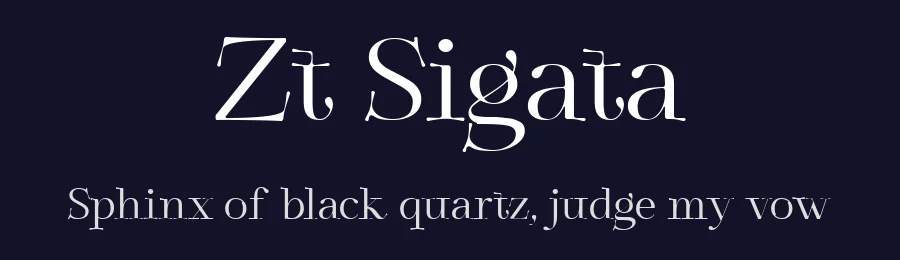 Zt Sigata by khaiuns — Sans Serif Font — thumbnail 2