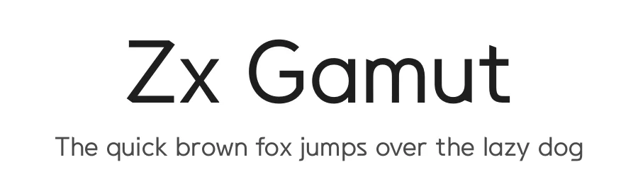 Zx Gamut