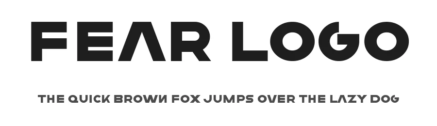 Fear Logo by ffeeaarr — Display Font