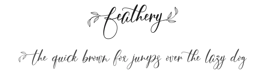 Feathery