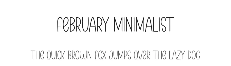 February Minimalist