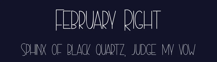 February Right by Endri Sulistyawan — Decorative Font — thumbnail 2
